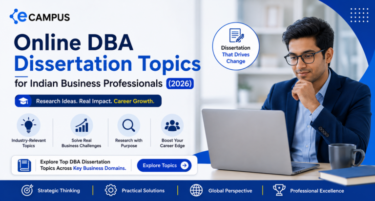 Online DBA Dissertation Topics for Indian Business Professionals