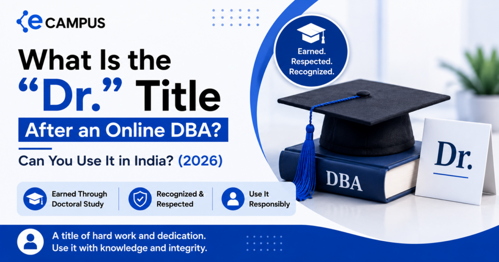 "Dr." Title After an Online DBA