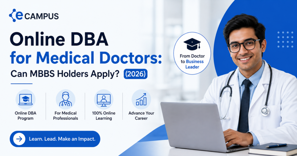 Online DBA for Medical Doctors